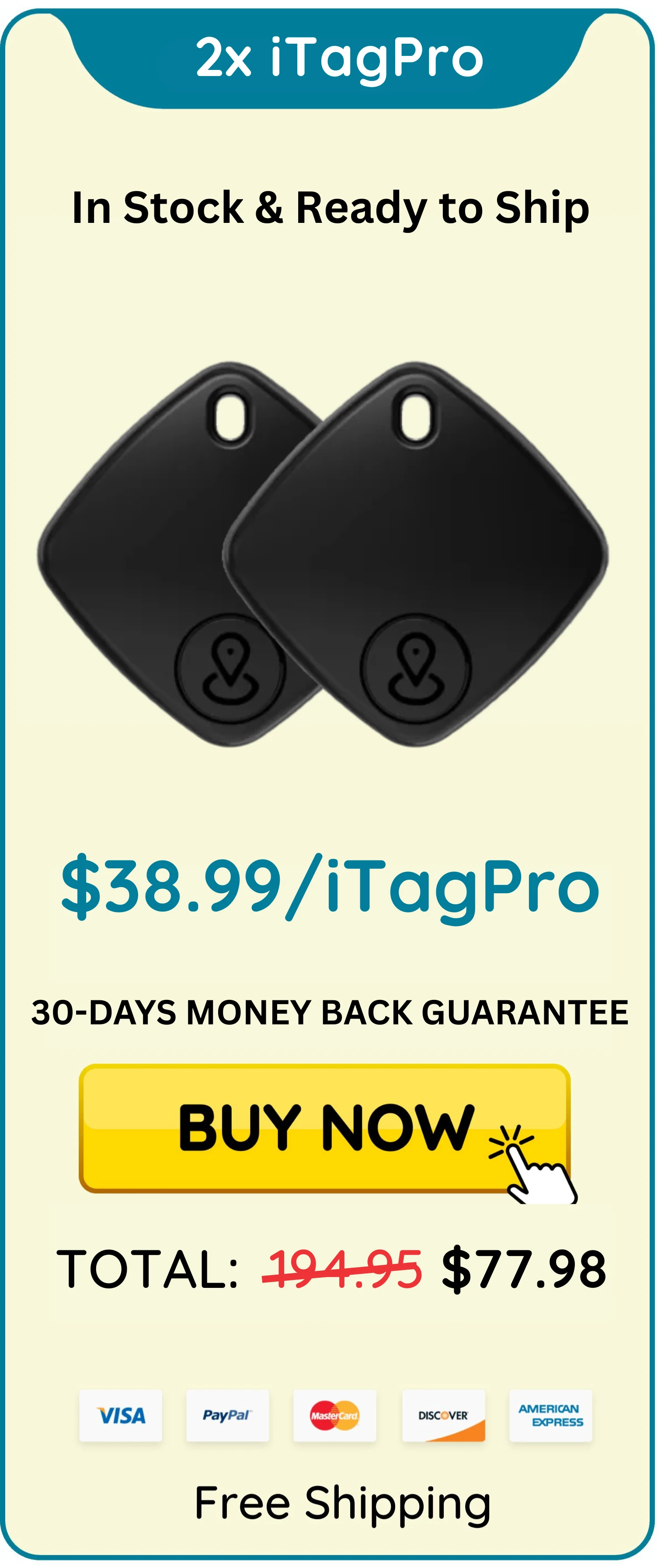 iTagPro gps Tracker offer price 